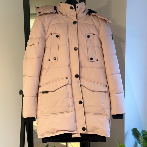 Astrid Mid Length Parka - Tuscany (light pink) - Picture 3 of 15